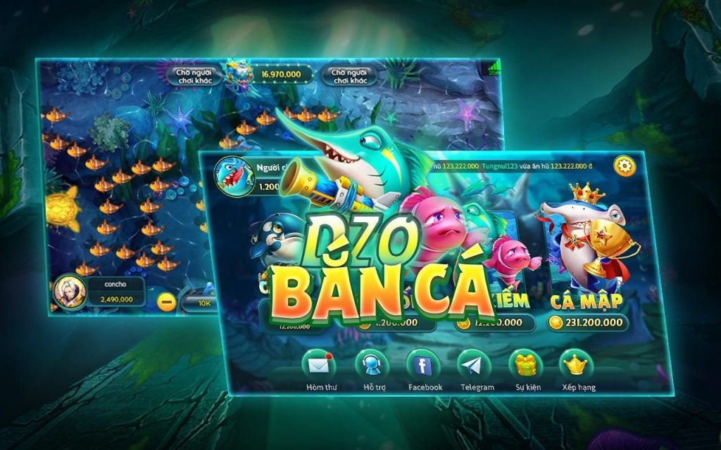 Game hay Zô bắn cá – Tải game mana club tại nhà cái CF68