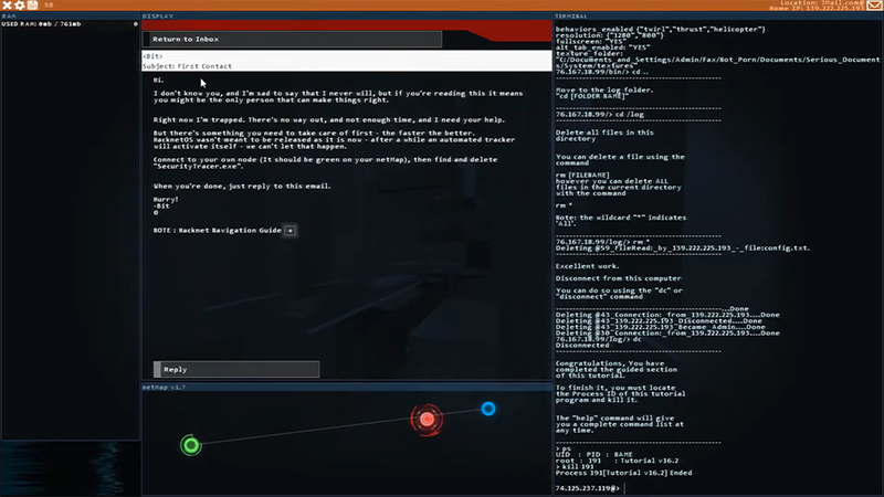 Tải Hacknet - Trở thành Hacker “tập sự” | Game mô phỏng